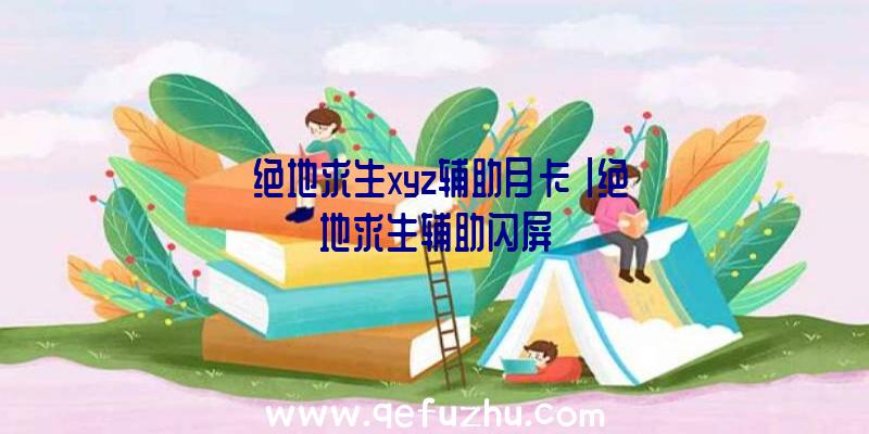 「绝地求生xyz辅助月卡」|绝地求生辅助闪屏